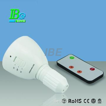 3W Rechargeable LED bulb for  flash lighting with remote control